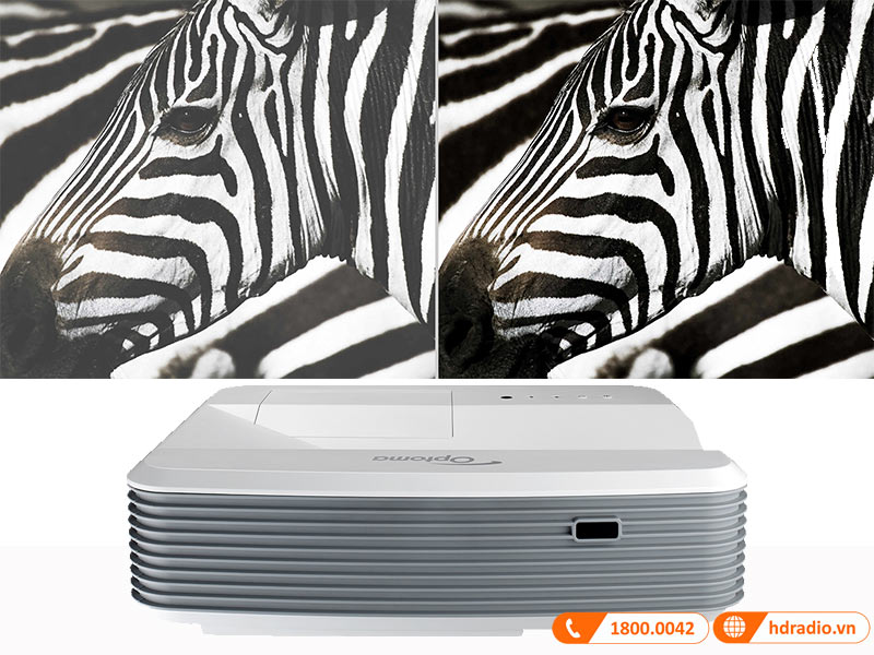 do tuong phan may chieu optoma w320usti