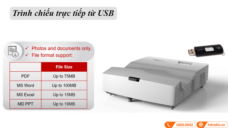 Máy Chiếu Optoma W340UST