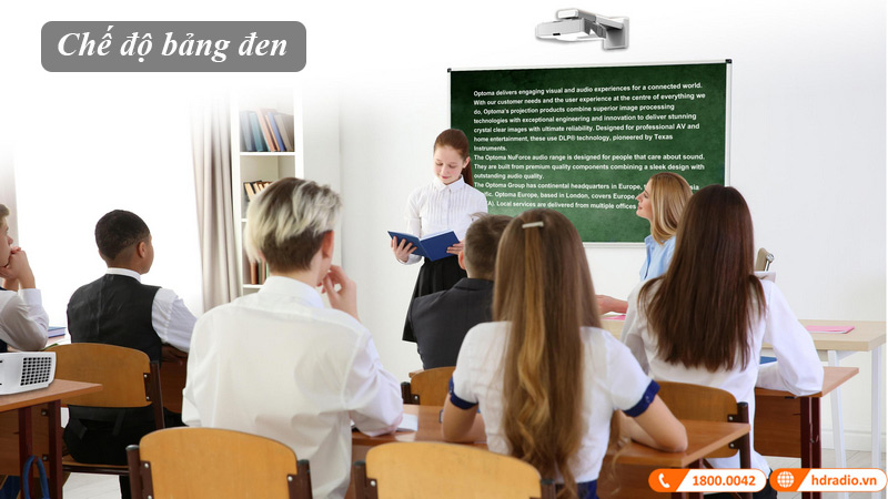 Chế độ bảng đen Máy chiếu Optoma W340UST