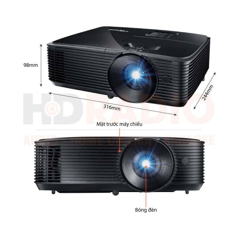 Chú thích Máy chiếu Optoma XA510