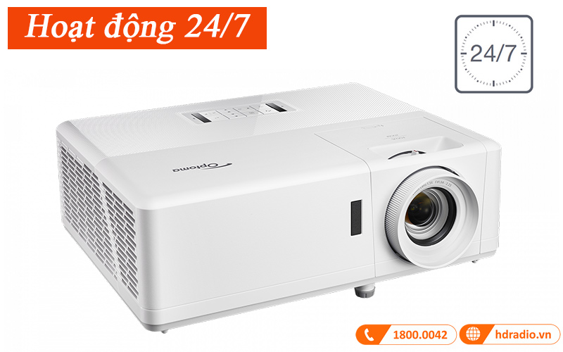 hoat dong 24/7 may chieu optoma zh403