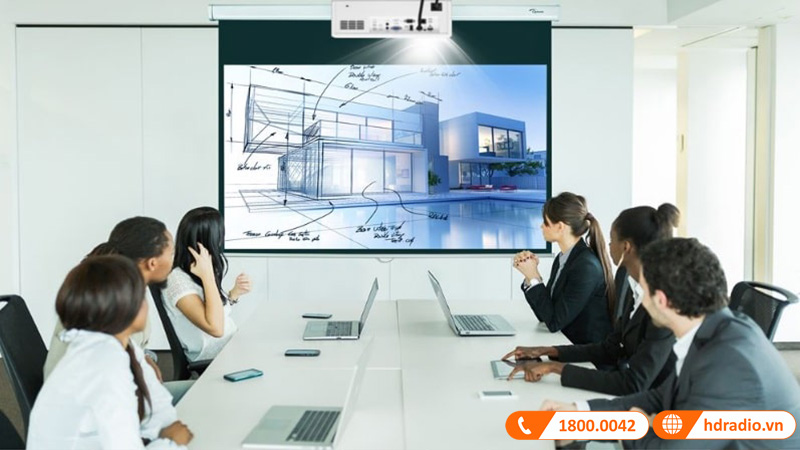 ung dung may chieu optoma zh403