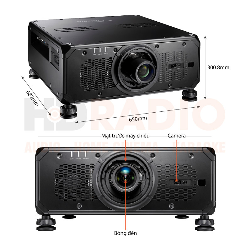 Chú thích Máy chiếu Optoma ZU2200