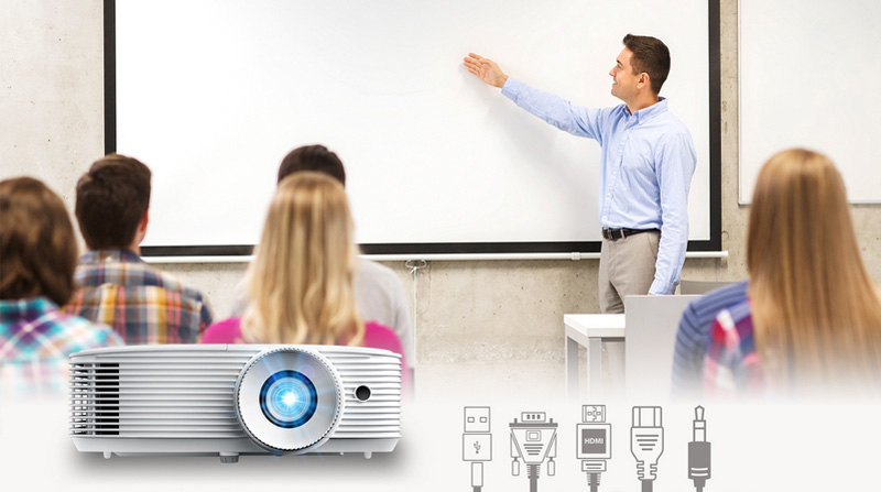 kết nối máy chiếu Optoma EH336 chính hãng