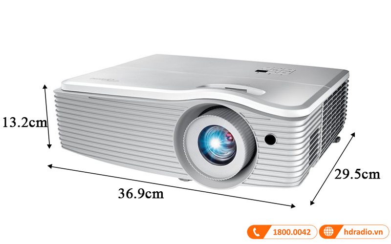 kich thuoc may chieu optoma eh512