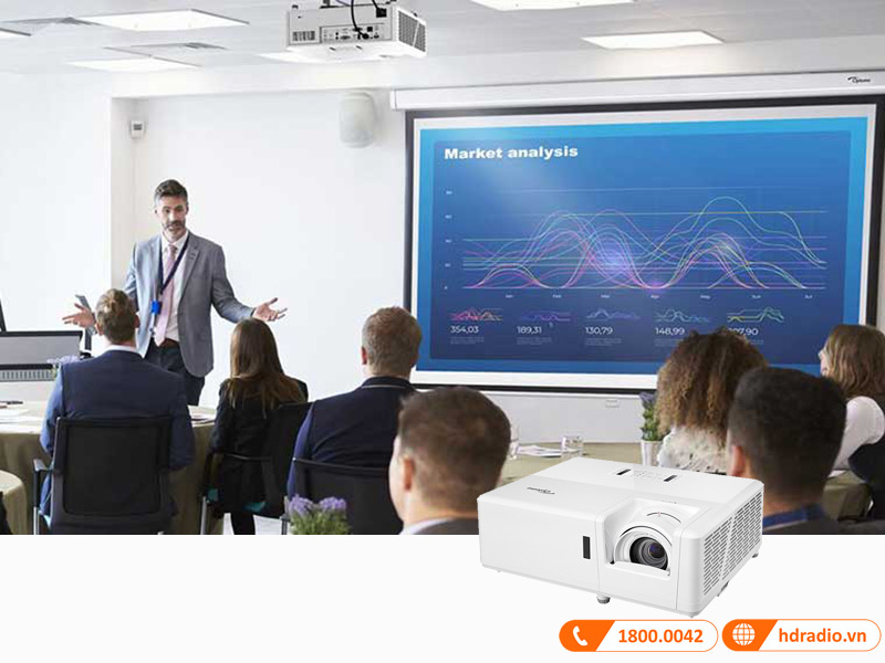 danh gia chi tiet may chieu optoma zw350