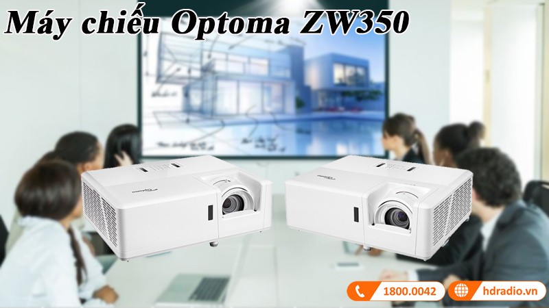 may chieu optoma zw350
