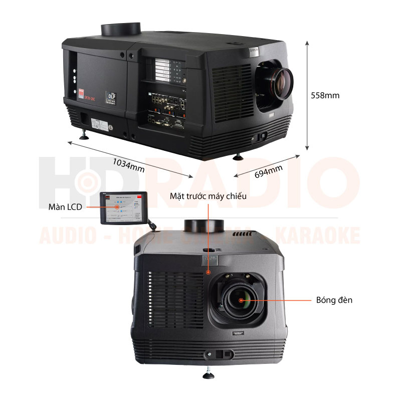 Chú thích Máy chiếu Barco DP2K-20C