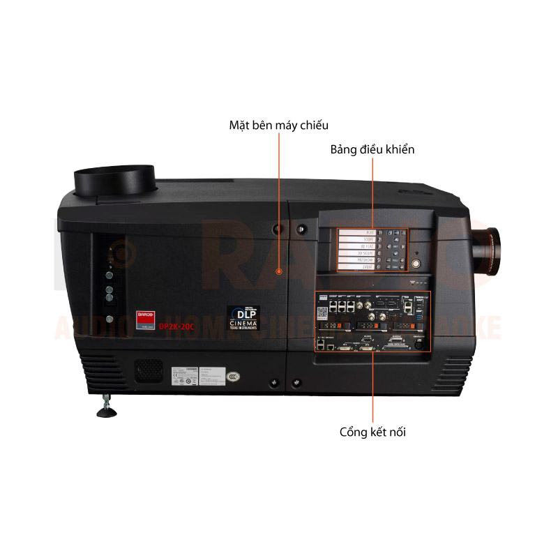 Chú thích Máy chiếu Barco DP2K-20C