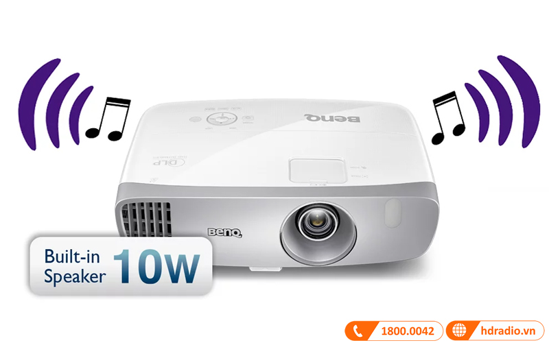 am thanh may chieu benq w1110