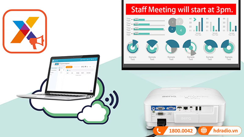 Tính năng X-Sign Broadcast 