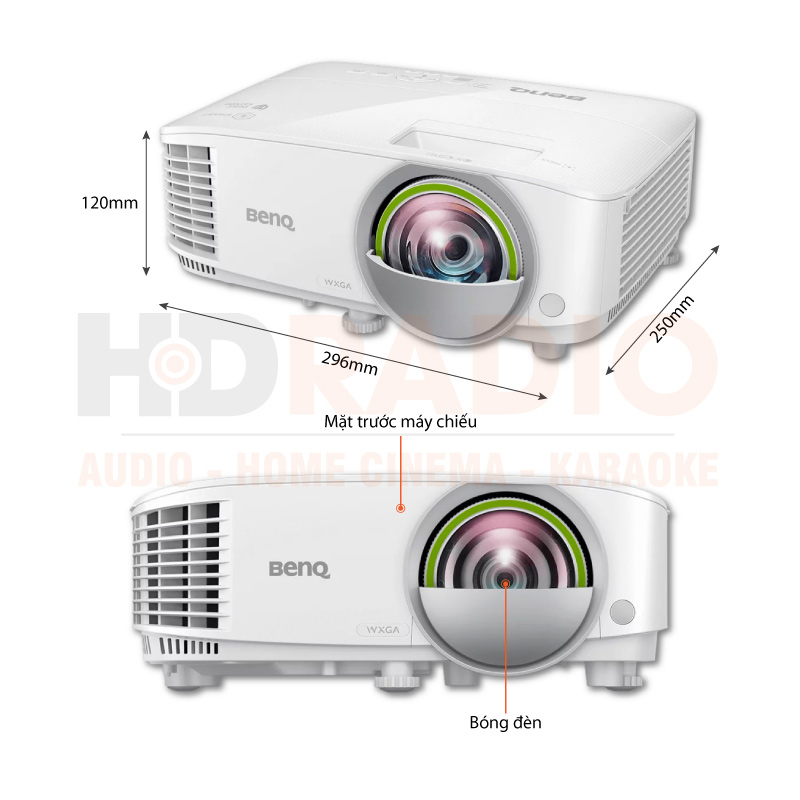 Chú thích Máy chiếu BenQ EW800ST
