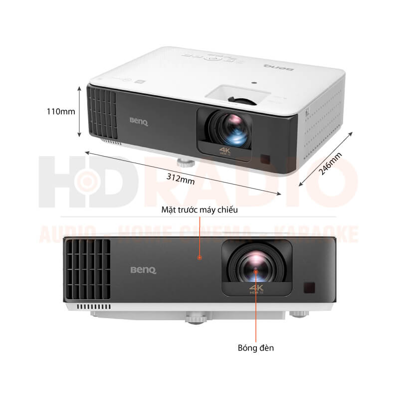 Chú thích Máy chiếu 4K BenQ TK700STi
