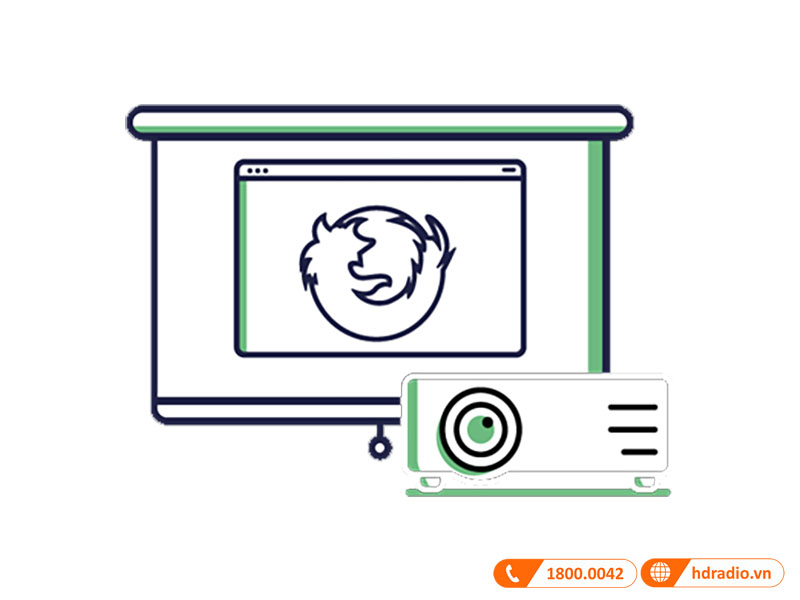 Firefox được tích hợp sẵn để truy cập web dễ dàng