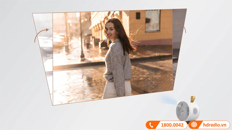 tính năng Keystone dọc tự động tự động điều chỉnh