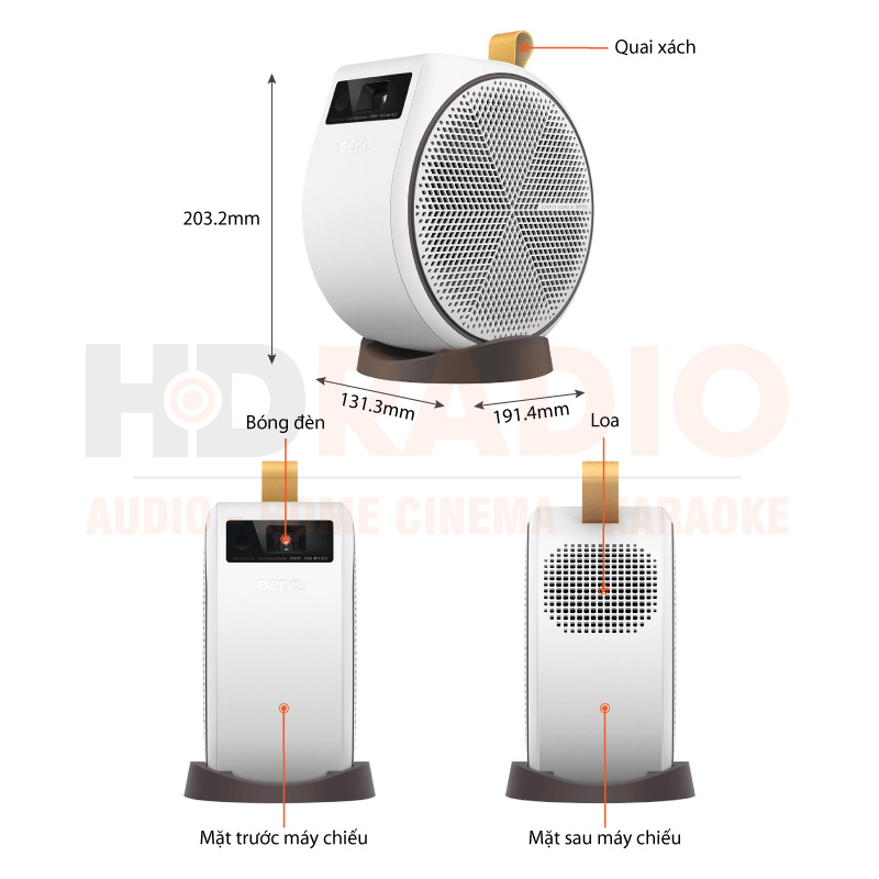 Chú thích Máy chiếu BenQ GV31