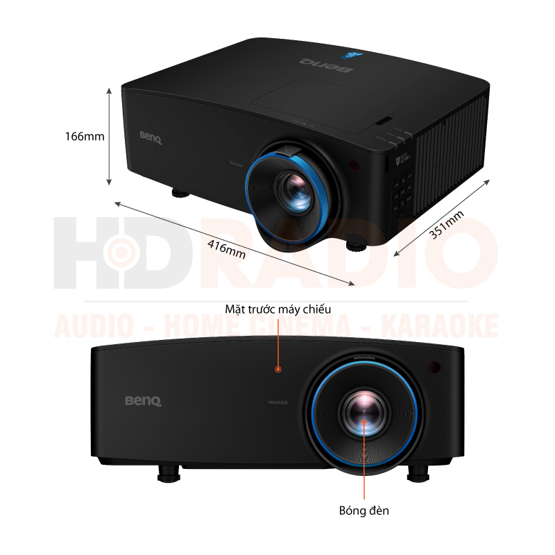 Chú thích Máy chiếu BenQ LU935ST
