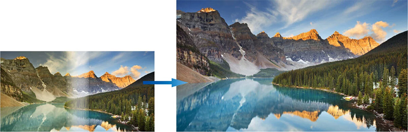 Máy chiếu BenQ LU935ST cân bằng trắng