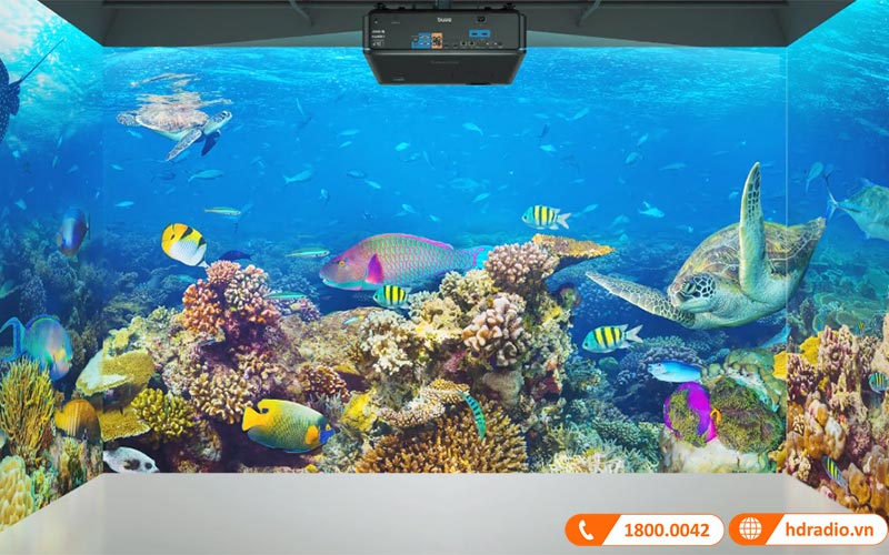 Máy chiếu BenQ LU935ST khả năng chiếu linh hoạt