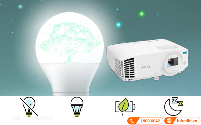 tinh nang may chieu benq lw500 tiet kiem chi phi bao tri