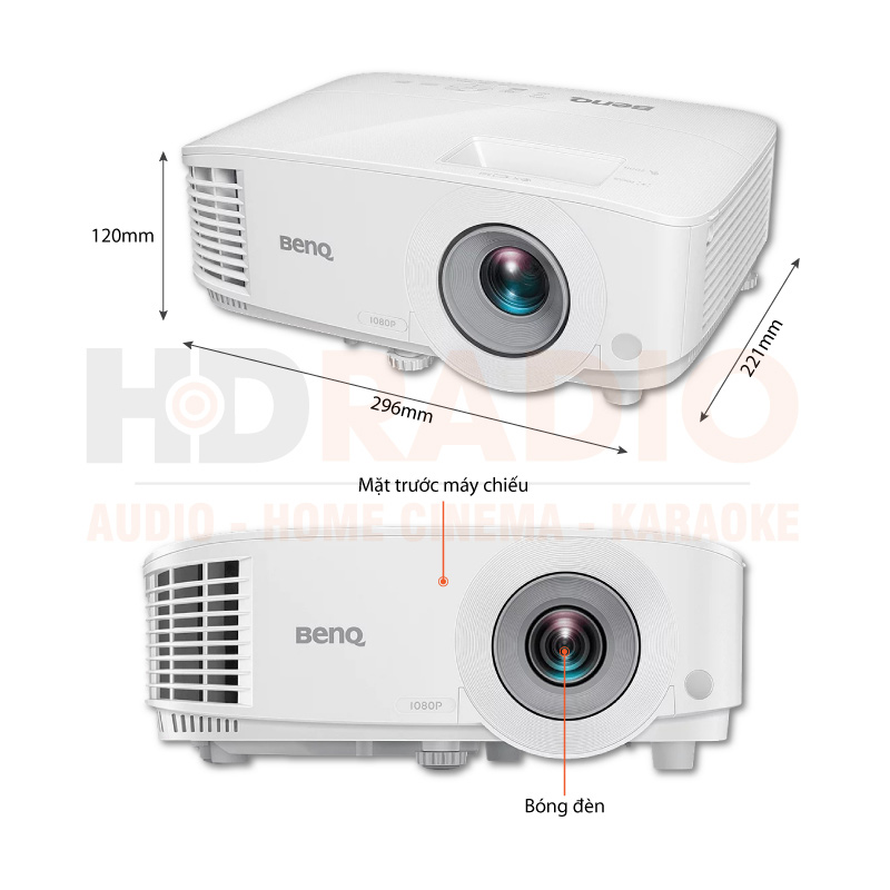 Chú thích Máy chiếu BenQ MH550 