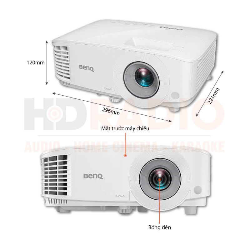 Chú thích Máy chiếu BenQ MS550