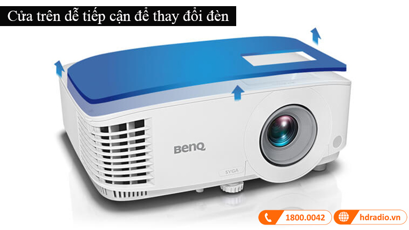 May chieu BenQ MS550