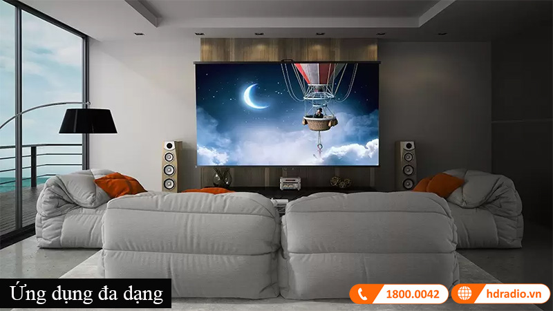 May chieu BenQ MS550