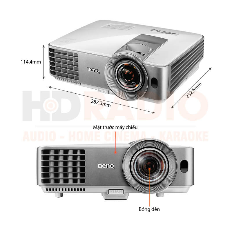 Chú thích Máy chiếu BenQ MW632ST