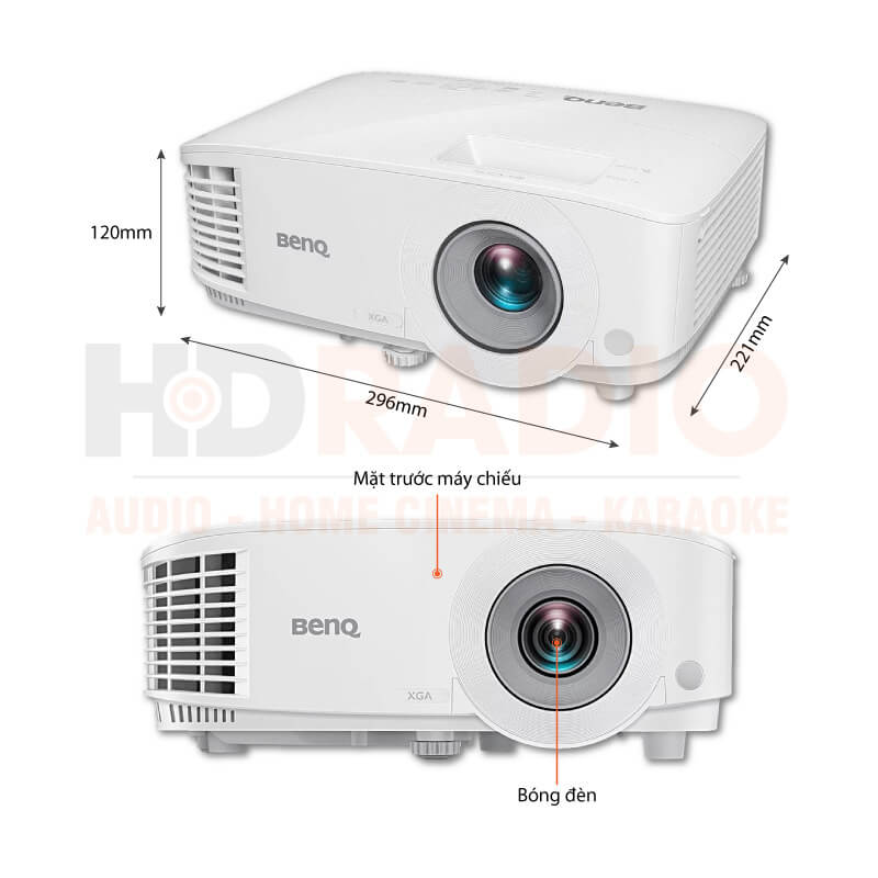 Chú thích Máy chiếu BenQ MX550
