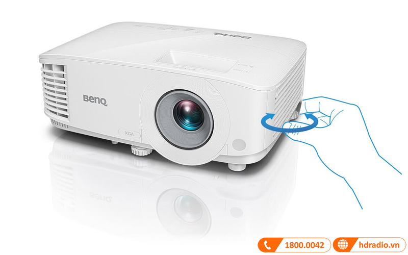 chan de dieu chinh may chieu benq mx550