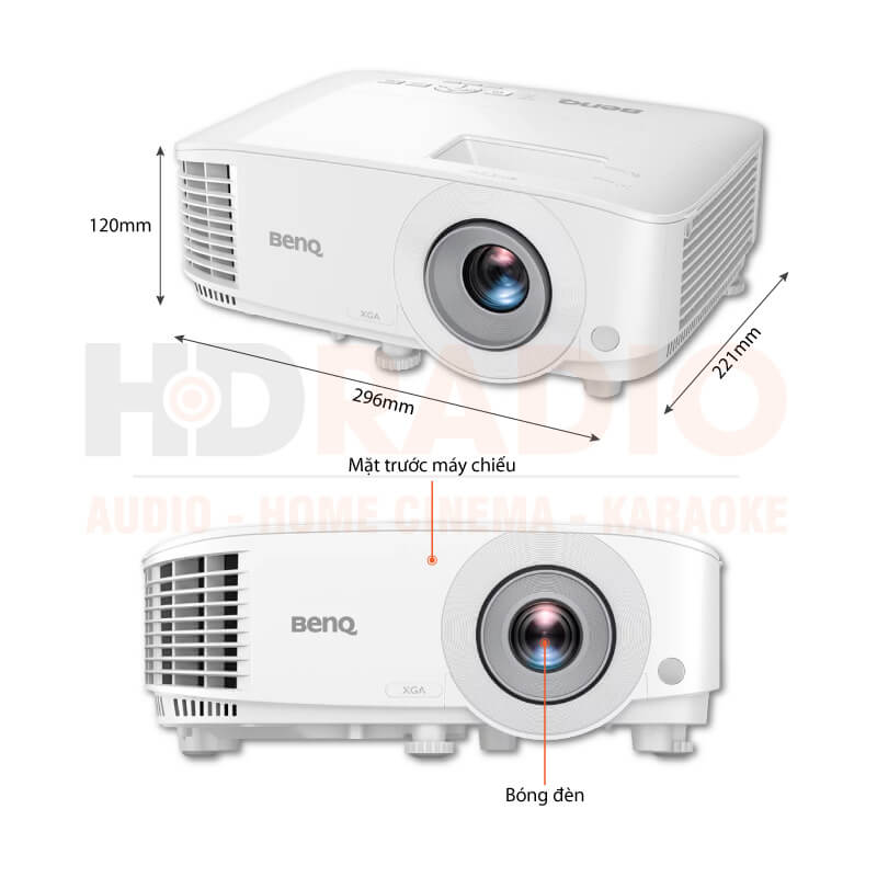 Chú thích Máy chiếu BenQ MX560