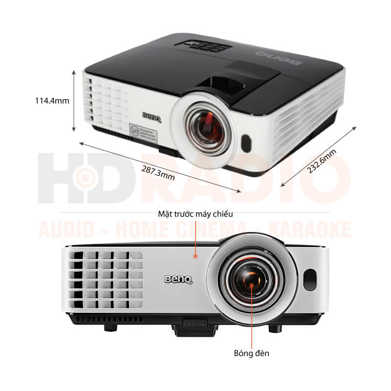 Chú thích Máy chiếu BenQ MX631ST