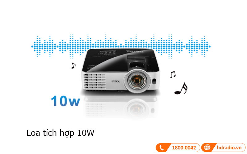 am thanh may chieu benq mx631st