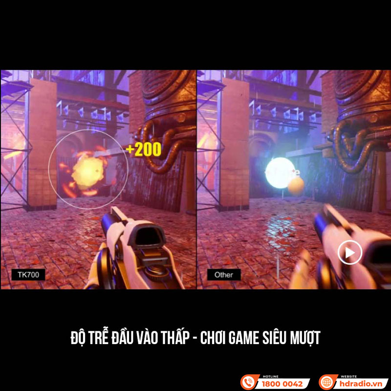 Máy Chiếu 4K BenQ TK700, 3200 ANSI Lumens, 4K HDR, Chuyên Game-4