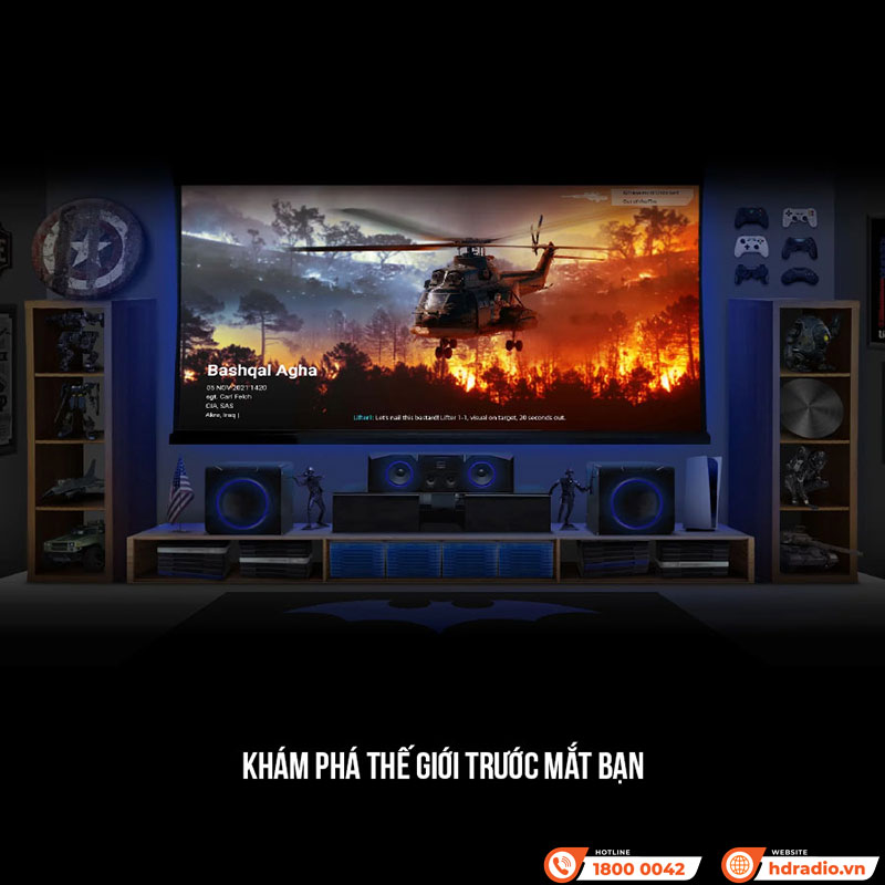 Máy Chiếu 4K BenQ TK700, 3200 ANSI Lumens, 4K HDR, Chuyên Game-6