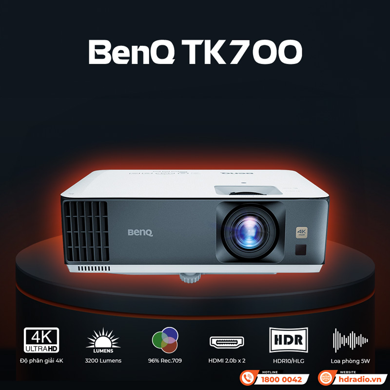 Ảnh các tính năng nổi bật của Máy Chiếu BenQ TK700