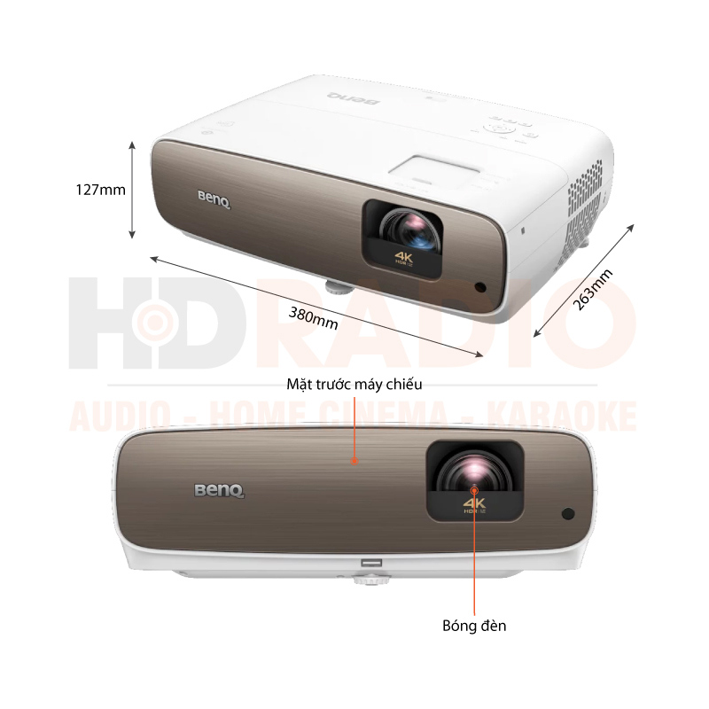 Chú thích Máy chiếu 4K BenQ W2710i