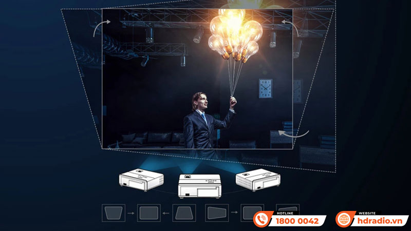 Keystone Máy chiếu 4K BenQ W2710i