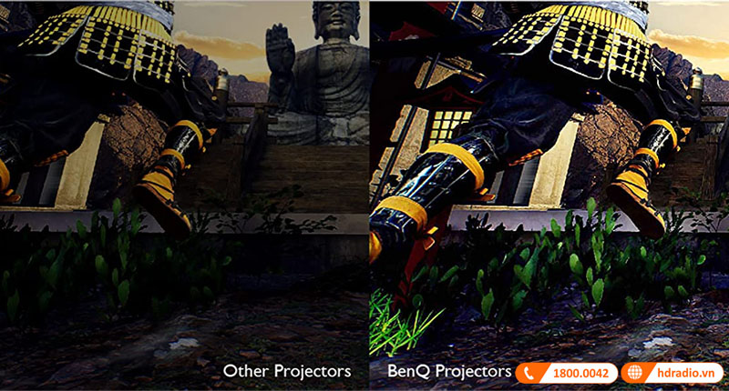 Điều chỉnh chi tiết màu đen