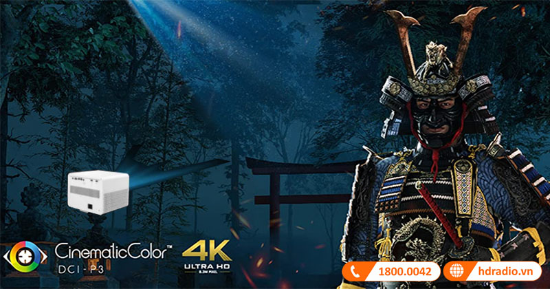 BenQ X3000i có độ phân giải thực 4K và độ phủ màu 100% DCI-P3