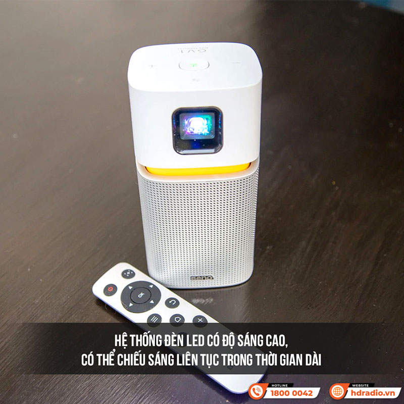 Máy chiếu mini BenQ GV1, Pin 3 giờ, 200 ANSI Lumens, 480p-14
