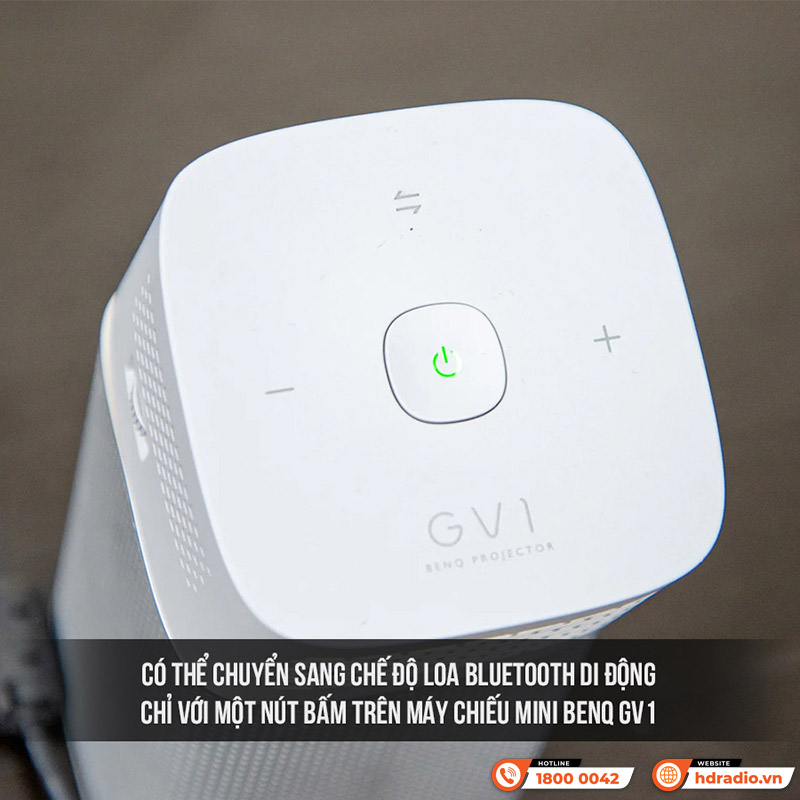 Máy chiếu mini BenQ GV1, Pin 3 giờ, 200 ANSI Lumens, 480p-18
