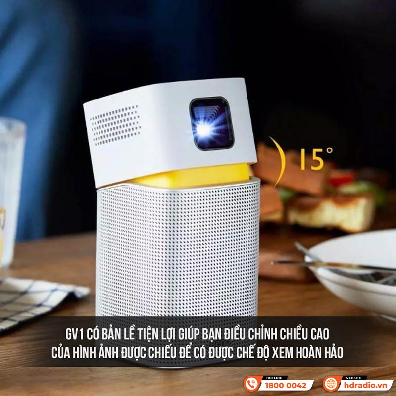 Máy chiếu mini BenQ GV1, Pin 3 giờ, 200 ANSI Lumens, 480p-15