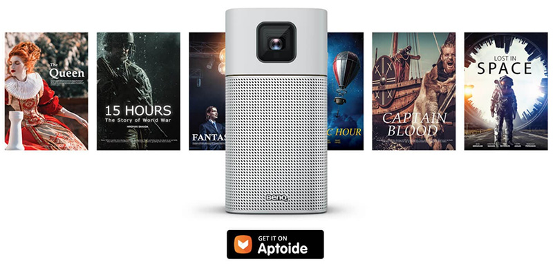 trinh lap vo tuyen ota may chieu mini benq gv1