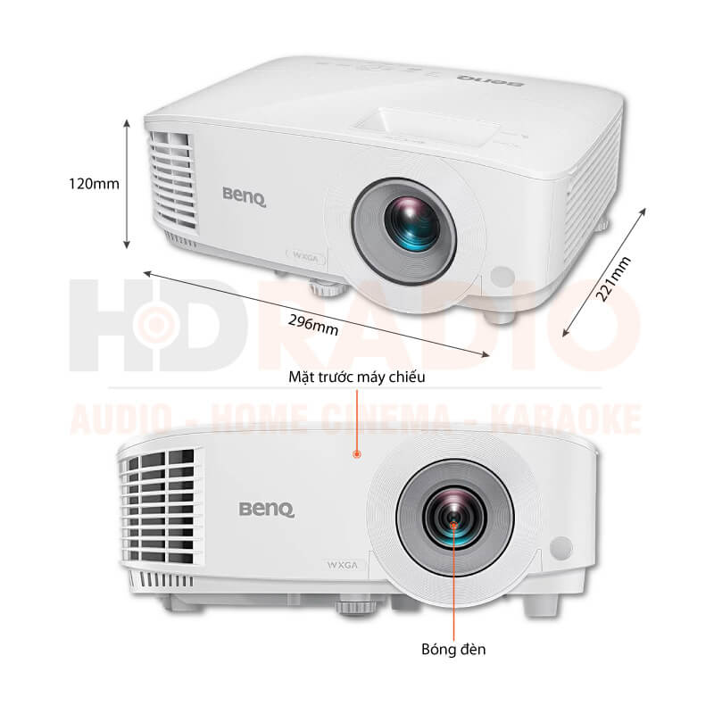 Chú thích Máy chiếu BenQ MW550