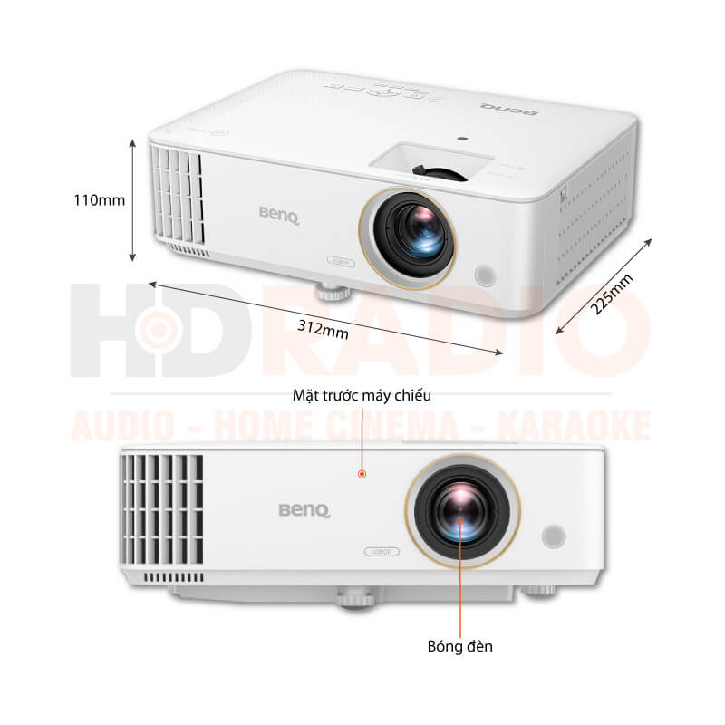 Chú thích Máy chiếu BenQ TH685