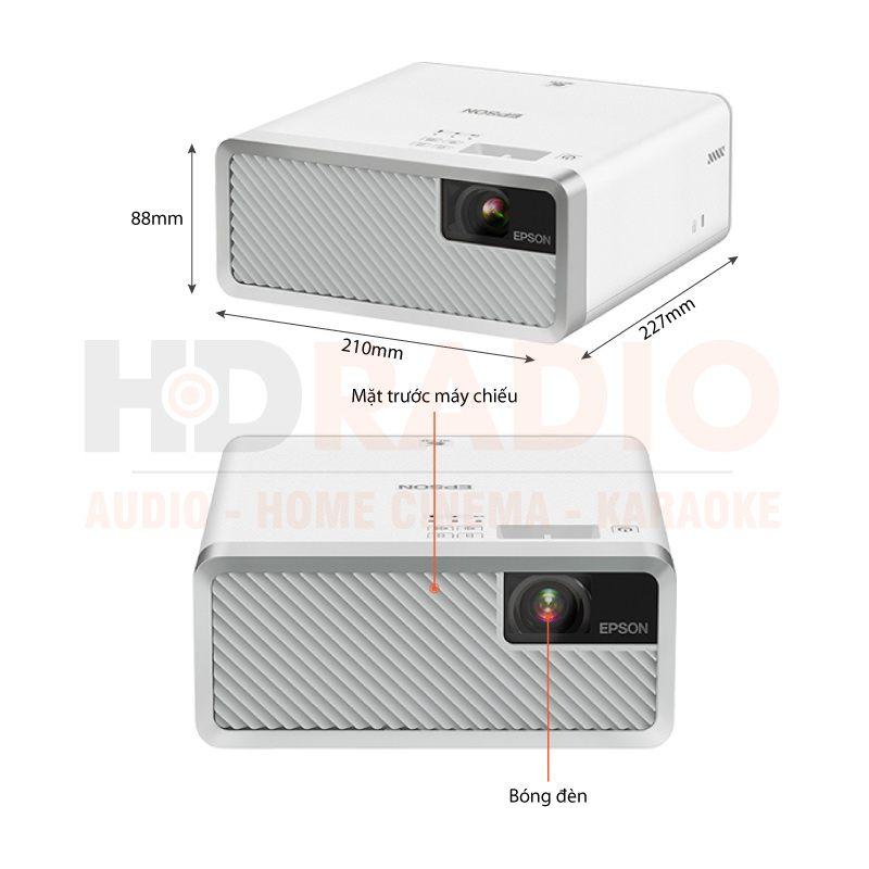 Chú thích Máy chiếu Epson EF-100W
