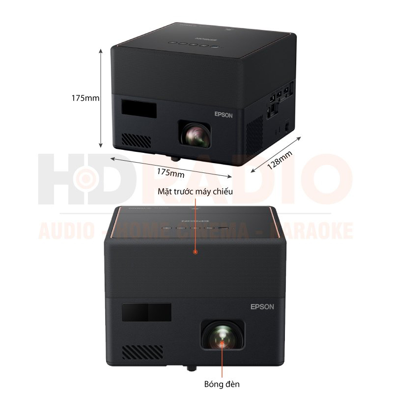 Chú thích Máy chiếu mini Epson EF-12