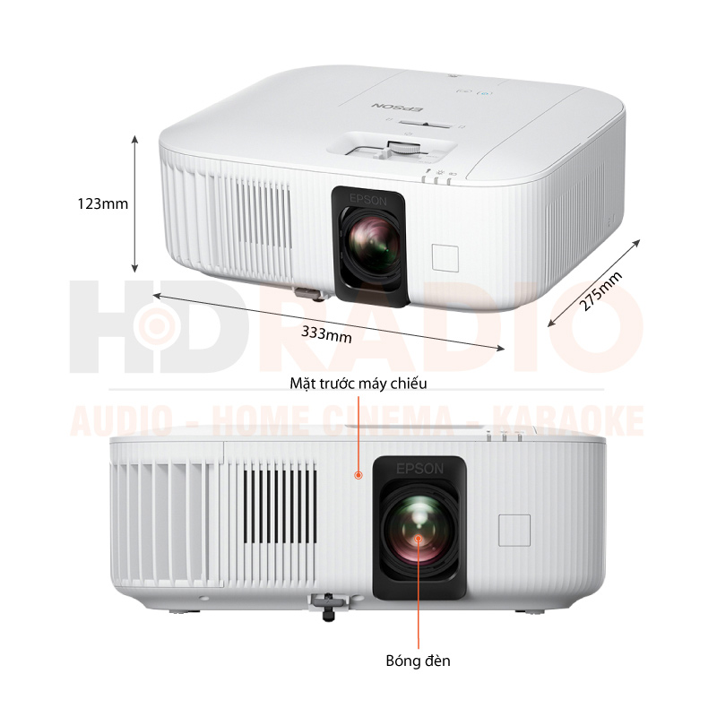 Chú thích Máy chiếu Epson EH-TW6250